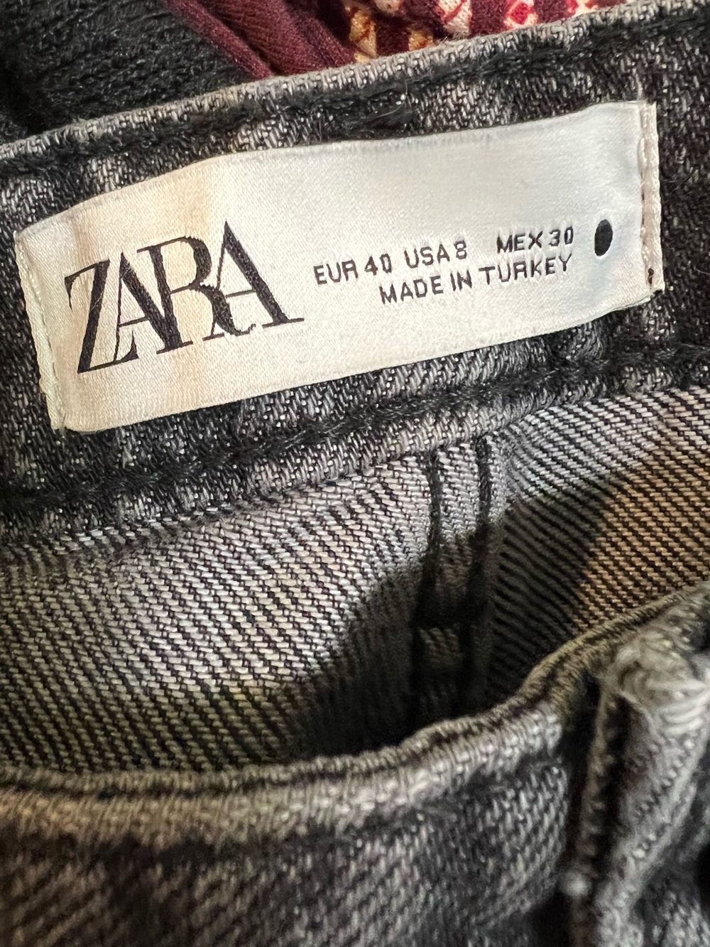 88. Zara High Rise Mom Fit Black Jeans - Picture 12 of 13